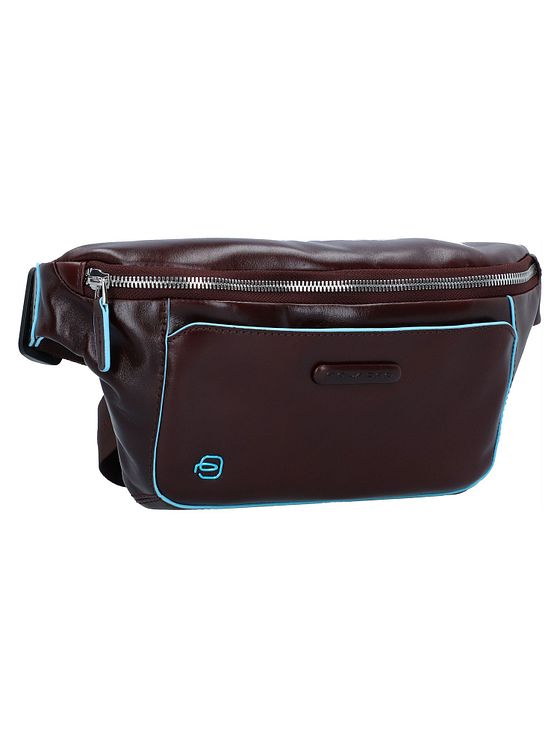 Piquadro Blå firkantet bæltetaske i læder 29 cm Piquadro Blå firkantet bæltetaske i læder 29 cm