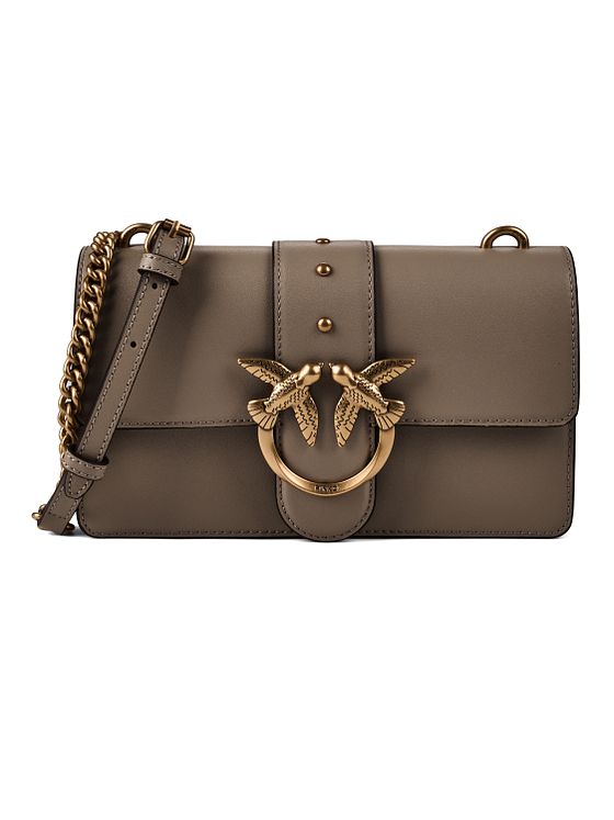 PINKO Love One Bolsa de hombro Piel natural 21 cm PINKO Love One Bolsa de hombro Piel natural 21 cm