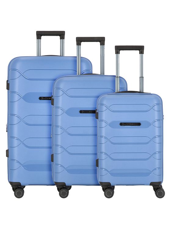 Polestream Strz by Asteroid 4 kolečka Sada kufrů 3-dílný s roztažitelným záhybem