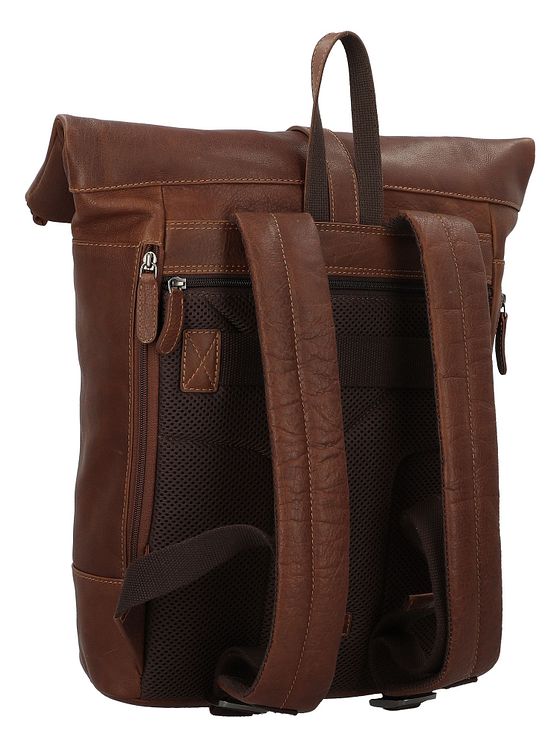 Jack Kinsky Porto Batoh Kůže 43 cm Kapsa na notebook