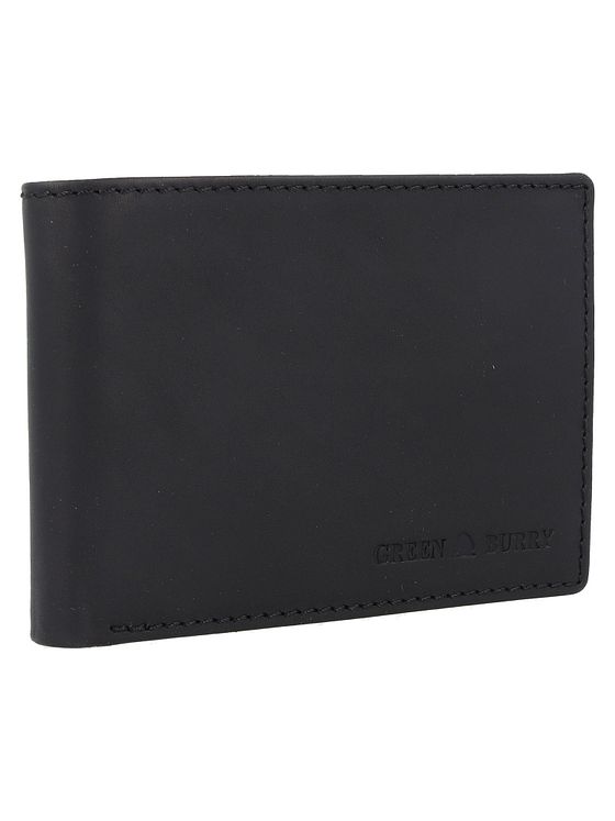 Greenburry Pure Black Pung RFID-beskyttelse Læder 12.5 cm Greenburry Pure Black Pung RFID-beskyttelse Læder 12.5 cm