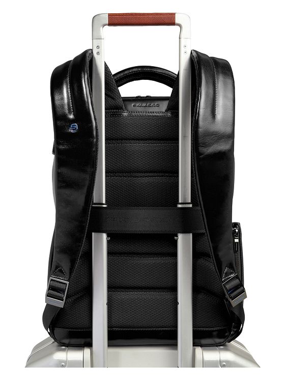 Piquadro Blue Square Batoh Kůže 29 cm Kapsa na notebook