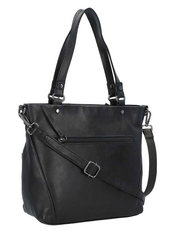 Jack Kinsky Nelson 3 skuldertaske i læder 26 cm