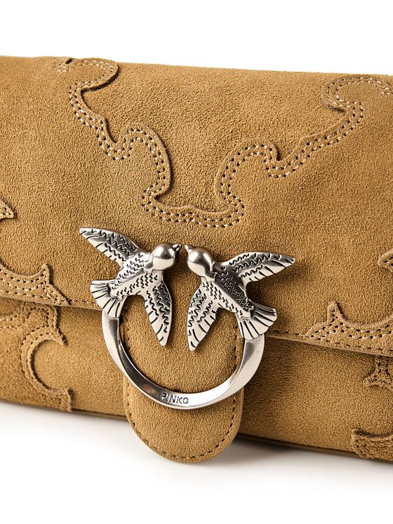 PINKO Love One Skuldertaske Læder 22 cm