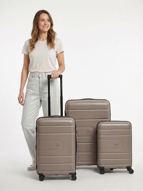 Redolz Essentials 11 4 ruedas Set de maletas 3 piezas Con fuelle expandible
