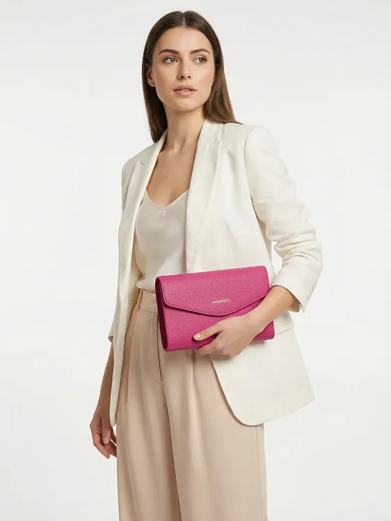 Lazarotti Kožená Crossbody taška Bologna, 23 cm Lazarotti Kožená Crossbody taška Bologna, 23 cm