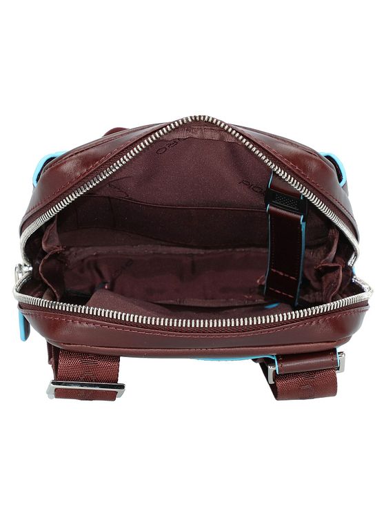 Piquadro Blå firkantet skuldertaske i læder 22 cm Piquadro Blå firkantet skuldertaske i læder 22 cm