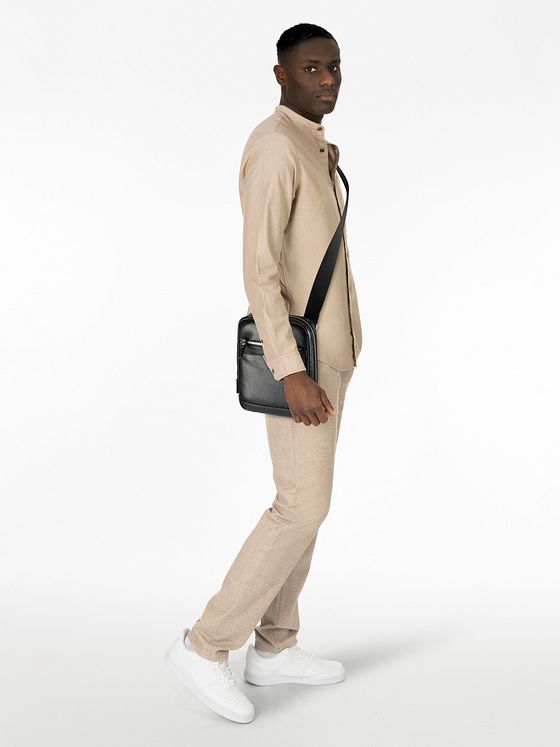 Guess Monaco Mini Bag skuldertaske Læder 18 cm