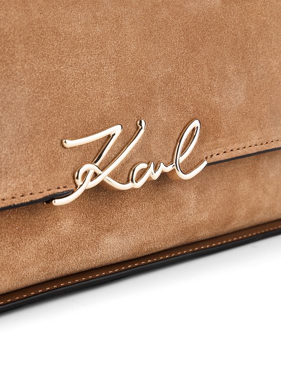 Karl Lagerfeld Signature Skuldertaske Læder 32.5 cm Karl Lagerfeld Signature Skuldertaske Læder 32.5 cm