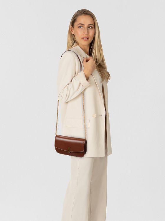 POLO RALPH LAUREN Polo ID Skuldertaske Læder 19 cm POLO RALPH LAUREN Polo ID Skuldertaske Læder 19 cm