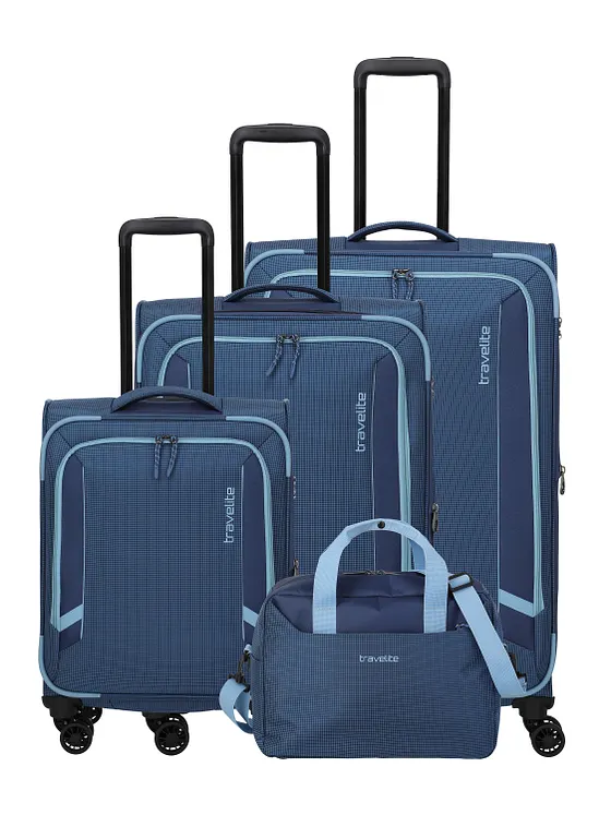 Travelite Corsiica 4-pyöräinen Matkalaukkusetti 4-osainen Travelite Corsiica 4-pyöräinen Matkalaukkusetti 4-osainen