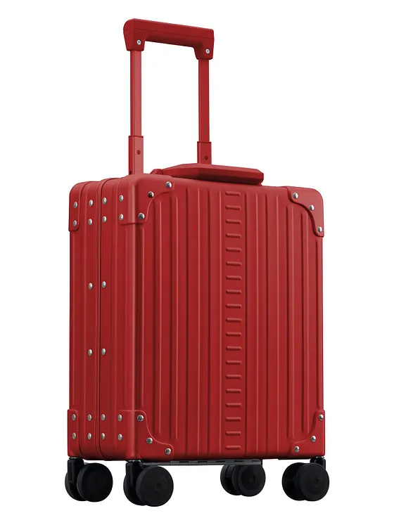 Aleon Business-kabinväska med 4-hjulig konstruktion i Aluminium, 42 cm, med fack för bärbar dator