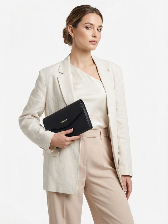 Lazarotti Bologna Leather Clutch skuldertaske i læder 23 cm