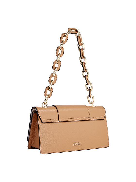 Tommy Hilfiger Turnlock Skuldertaske Læder 28 cm