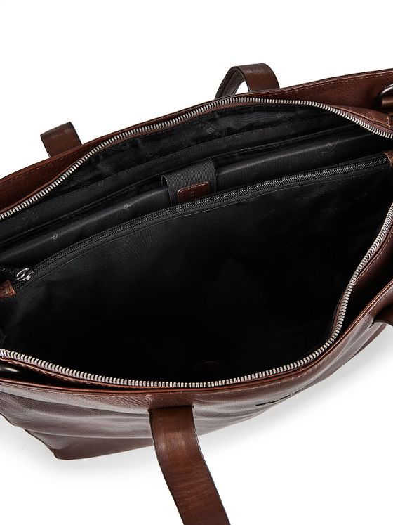 Plevier Power Tygkasse Läder 31 cm Laptopfack Plevier Power Tygkasse Läder 31 cm Laptopfack