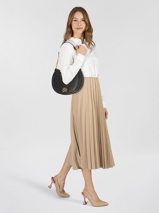 Karl Lagerfeld Autograph Skuldertaske Læder 28 cm