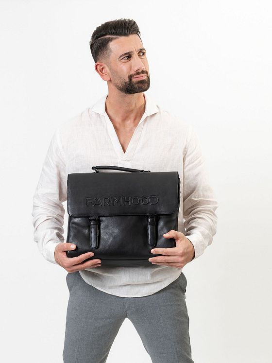 Farmhood Memphis dokumentmappe XXL 3 rum læder 39 cm