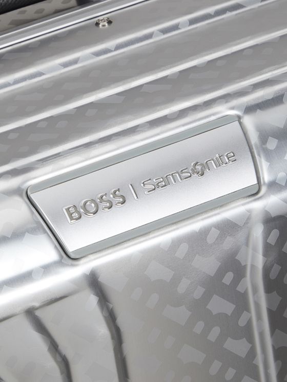 Samsonite Lite-Box Alu Boss Edition 4-hjulig Kabinväska 55 cm