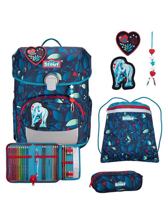 Scout Neo LED Skoleransel-sæt 8-delt