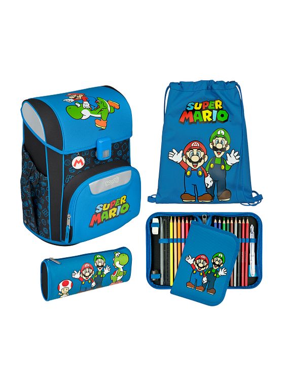 Scooli EasyStart Skoleransel-sæt 5-delt