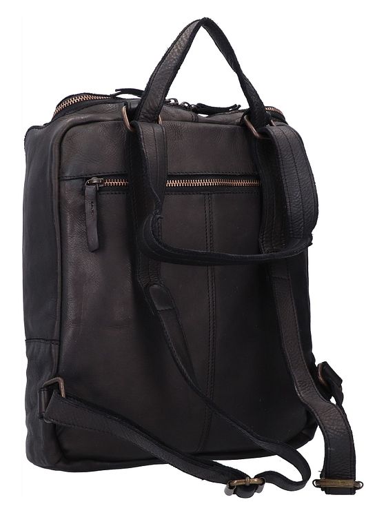 Harold's Submarine-rygsæk i læder med 32 cm rum til bærbar computer Harold's Submarine-rygsæk i læder med 32 cm rum til bærbar computer