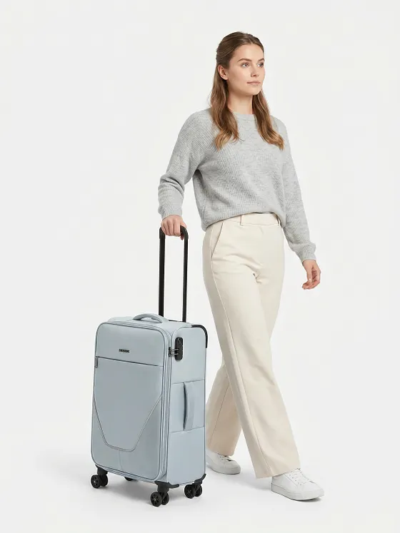 Stratic taska 4 ruedas Trolley M 65 cm Con asa expansible Stratic taska 4 ruedas Trolley M 65 cm Con asa expansible