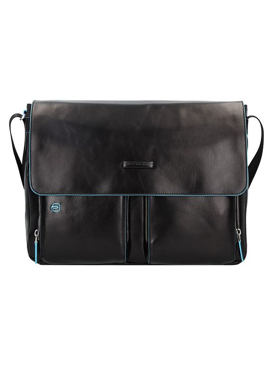 Piquadro Blue Square Messenger Læder 37 cm rum til bærbar computer