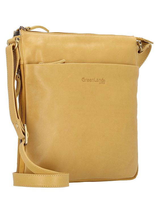 Greenland Nature Nature-skuldertaske i læder 28 cm