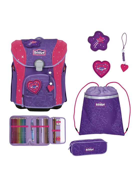 Scout Micro Skoleransel-sæt 7-delt Scout Micro Skoleransel-sæt 7-delt