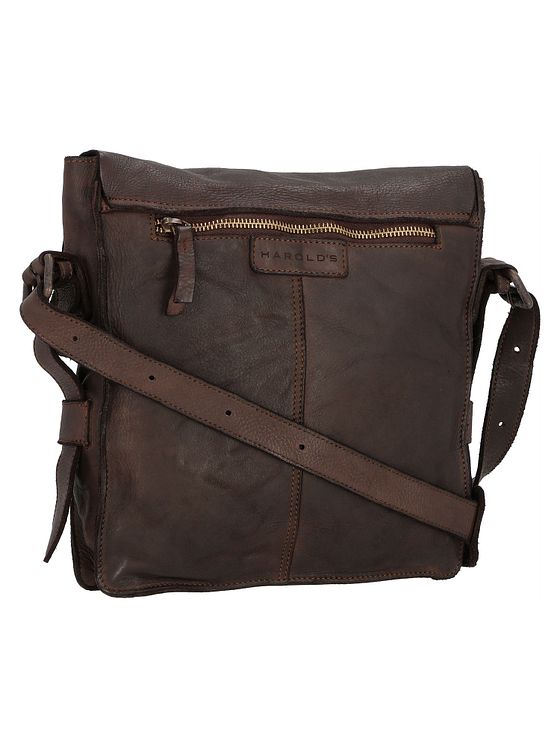 Harold's Submarine skuldertaske i læder 24 cm