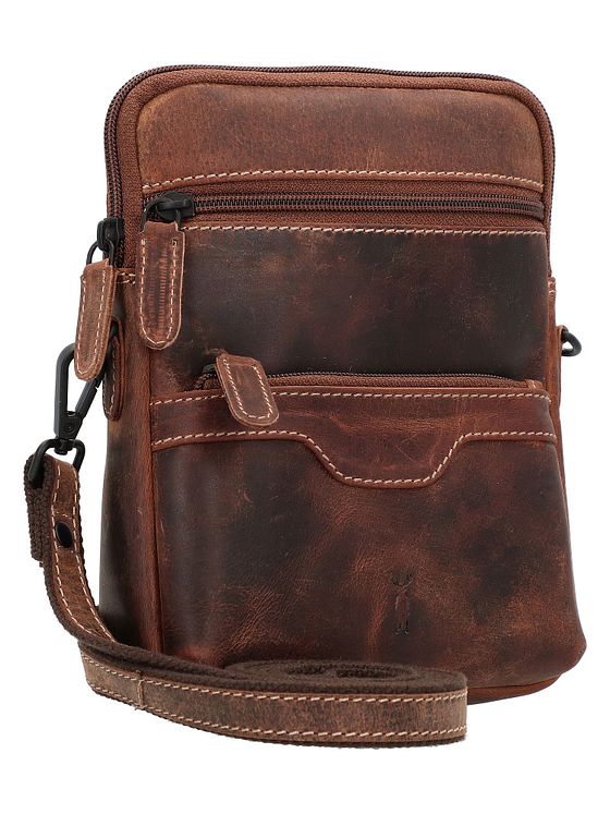 Jack Kinsky Baltimore 11 skuldertaske i læder 16 cm