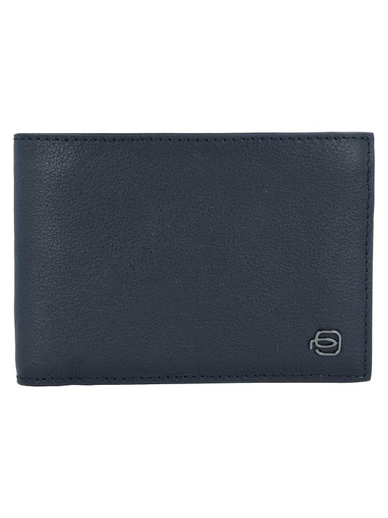 Piquadro Sort firkantet pung i RFID-læder 12,5 cm Piquadro Sort firkantet pung i RFID-læder 12,5 cm