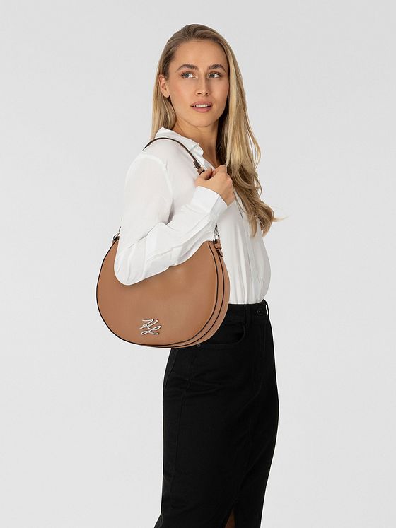 Karl Lagerfeld Autograph Skuldertaske Læder 28 cm