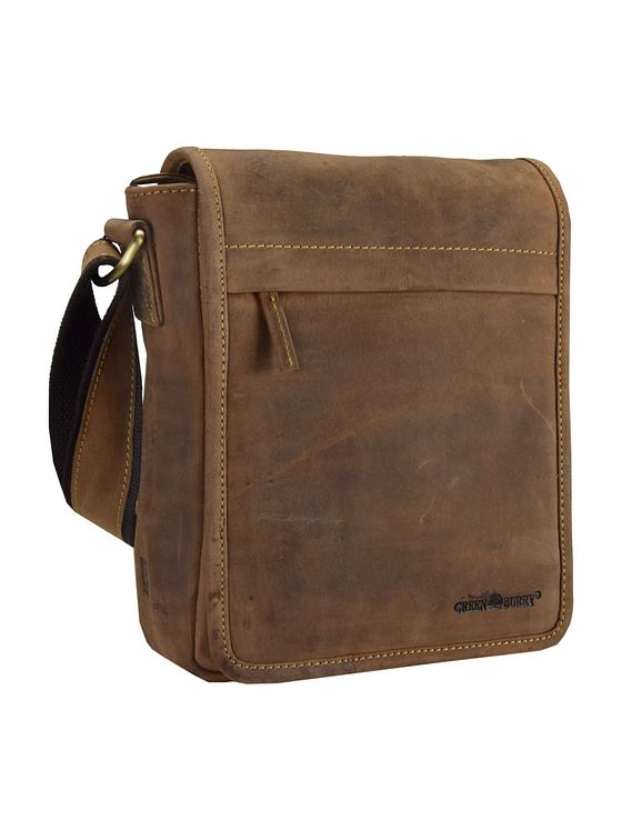 Greenburry Vintage skuldertaske i læder 23 cm