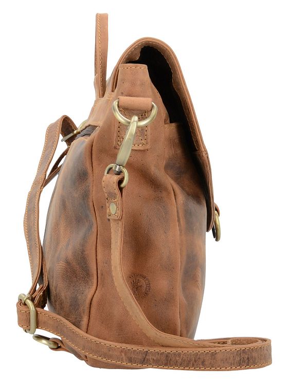 Greenburry Vintage aktovka přes rameno batoh kožený 35 cm