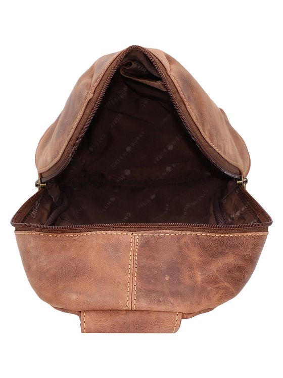 Greenburry Vintage skuldertaske i læder 32 cm