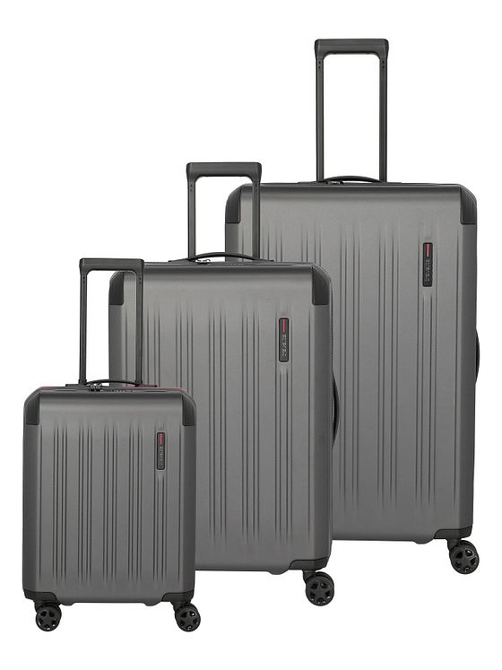 Travelite Dynamiic 4 kolečka Sada kufrů 3-dílný s roztažitelným záhybem