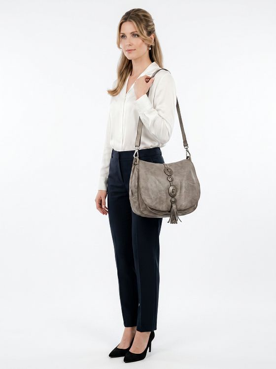 Campomaggi Rosanna Bolsa de hombro Piel natural 27 cm Campomaggi Rosanna Bolsa de hombro Piel natural 27 cm