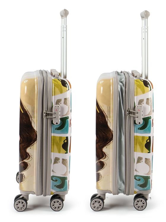 Anekke Muse 4 hjul Kabinetrolley 55 cm med strækfold Anekke Muse 4 hjul Kabinetrolley 55 cm med strækfold