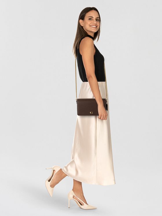 COACH Mila Skuldertaske Læder 20 cm