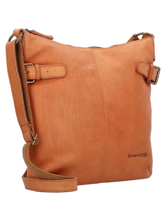 Greenland Nature GreenLand NATURE Skuldertaske Læder 34 cm