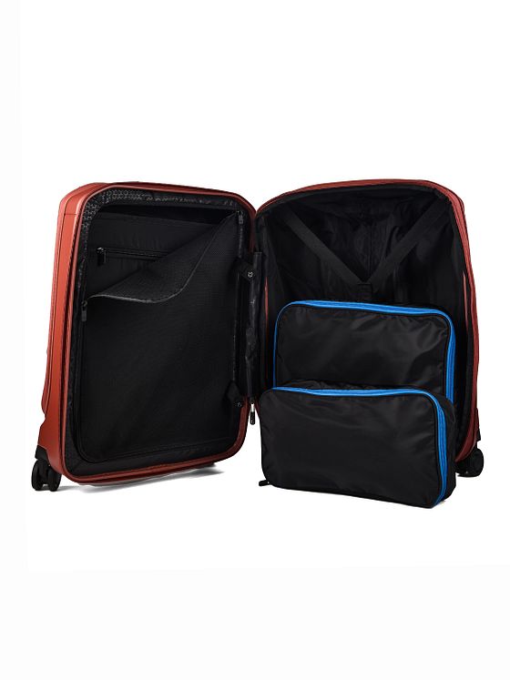 Piquadro PQ-Light 4 ruedas Maleta de cabina S 56 cm Compartimento para el portátil Con asa expansible Piquadro PQ-Light 4 ruedas Maleta de cabina S 56 cm Compartimento para el portátil Con asa expansible