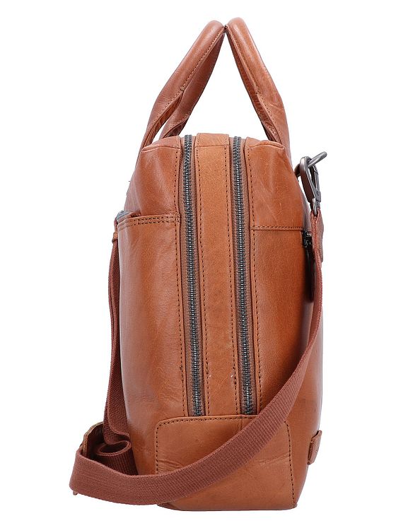 Plevier Rock Flint Dokumenttaske RFID-beskyttelse Læder 41 cm Laptoprum