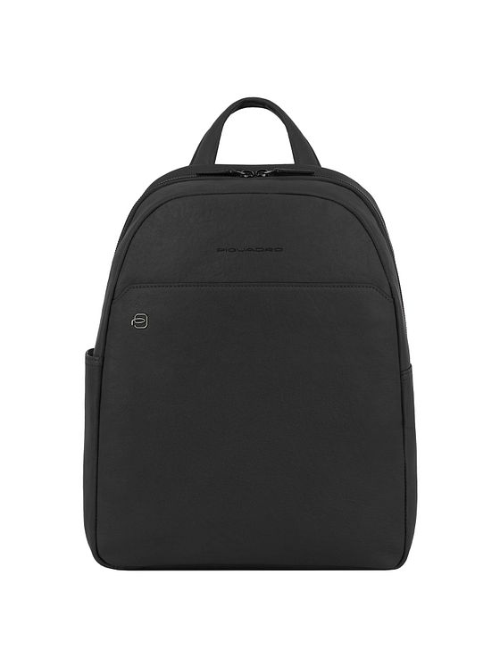 Piquadro Black Square Daypack Læder 36 cm Laptoprum