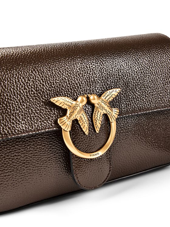 PINKO Love One Skuldertaske Læder 27 cm PINKO Love One Skuldertaske Læder 27 cm