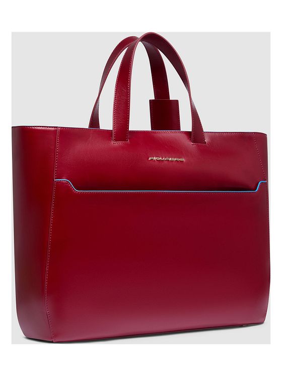 Piquadro Blue Square Shopper-taske Læder 40 cm