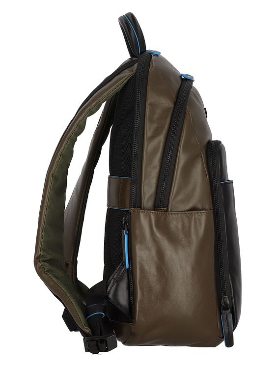 Piquadro Blue Square Revamp rygsæk RFID-læder 39 cm rum til bærbar computer