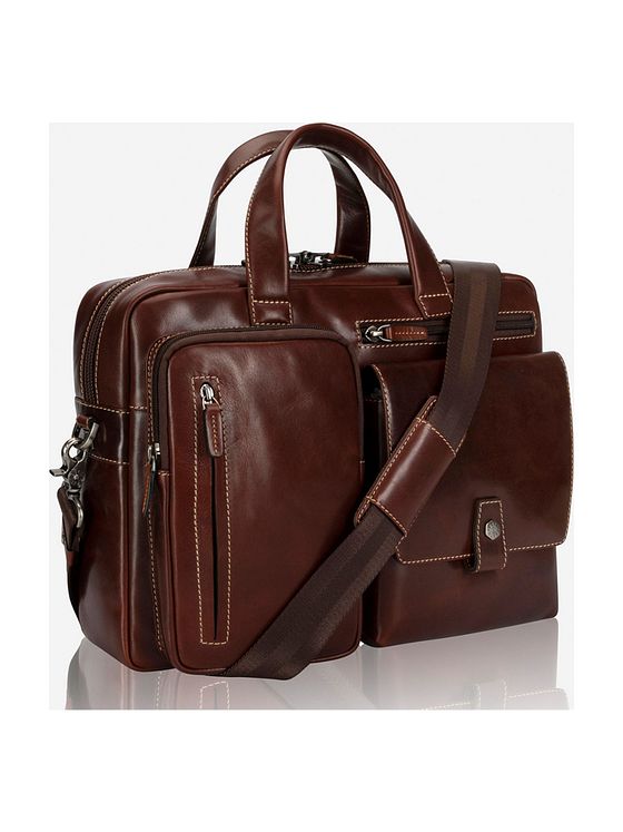 Jekyll & Hide Oxford Dokumenttaske Læder 38 cm Laptoprum