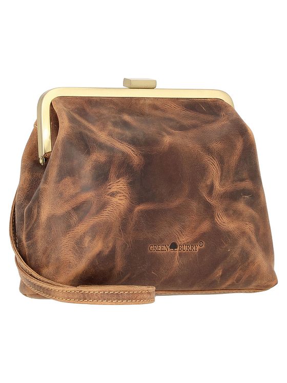 Greenburry Vintage Clappy skuldertaske i læder 23 cm Greenburry Vintage Clappy skuldertaske i læder 23 cm