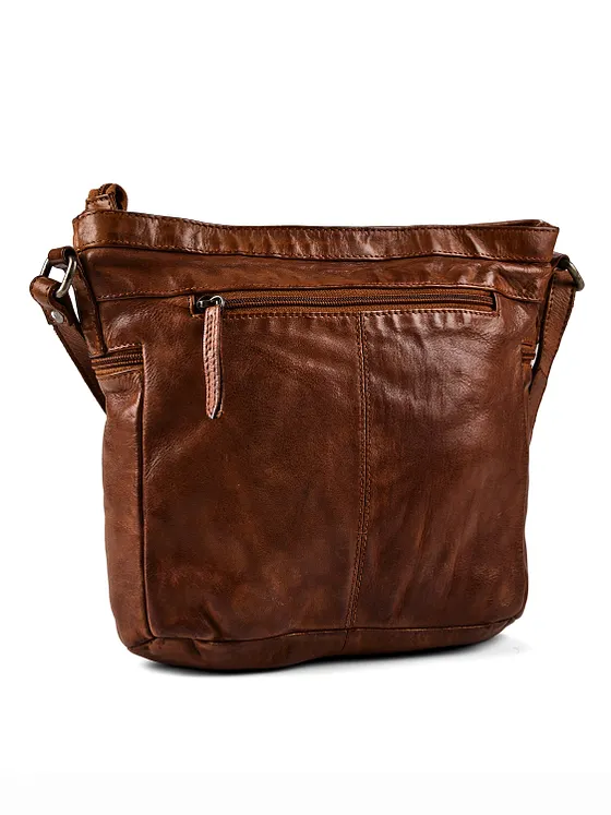Greenburry Torro Lavado Bolsa de hombro Piel natural 29 cm